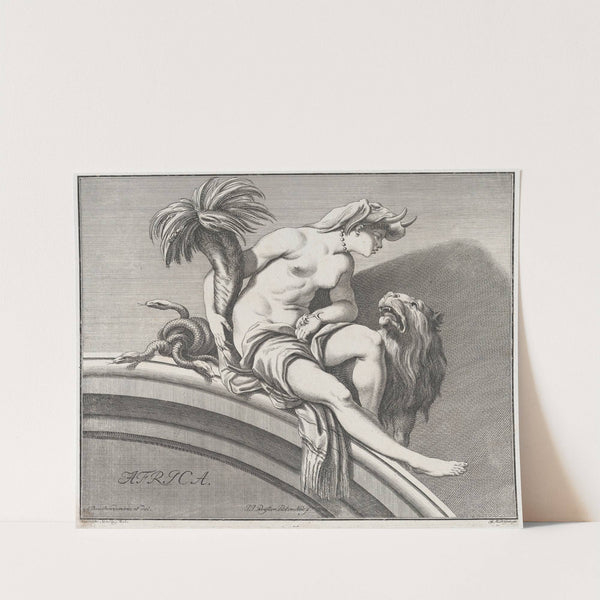 Allegory of Africa, from the Four Continents (1730–71) by Johann Justin Preissler