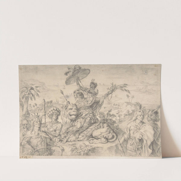 Allegory of Africa by Gottfried Bernhard Goetz