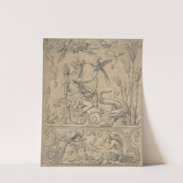 Allegory of America, from the Four Continents by Godfried Maes