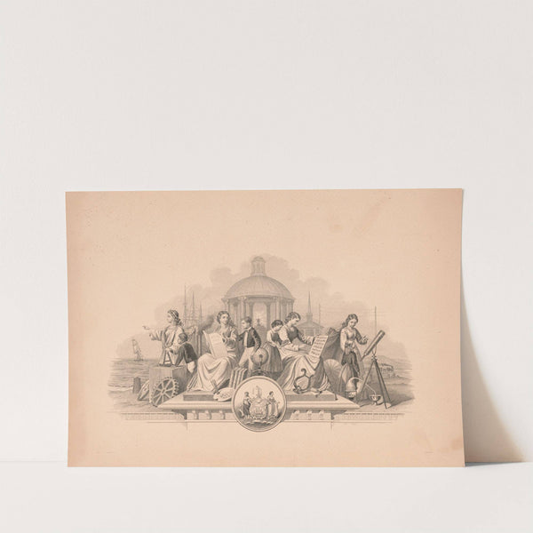 Allegory of arts and sciences (1850-1880) by James Fuller Queen