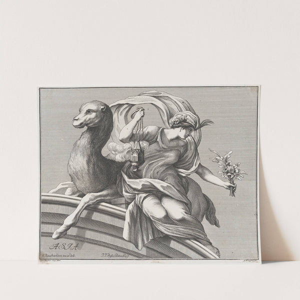 Allegory of Asia, from the Four Continents (1732) by Johann Justin Preissler