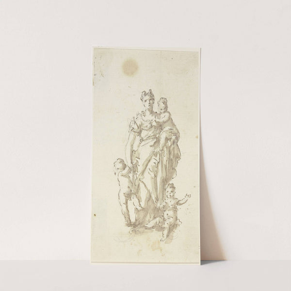 Allegory of charity by Gaspare Diziani