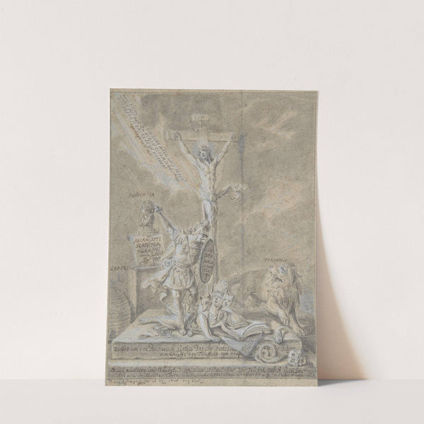 Allegory of Christian Virtues (1746) by Johann Elias Ridinger