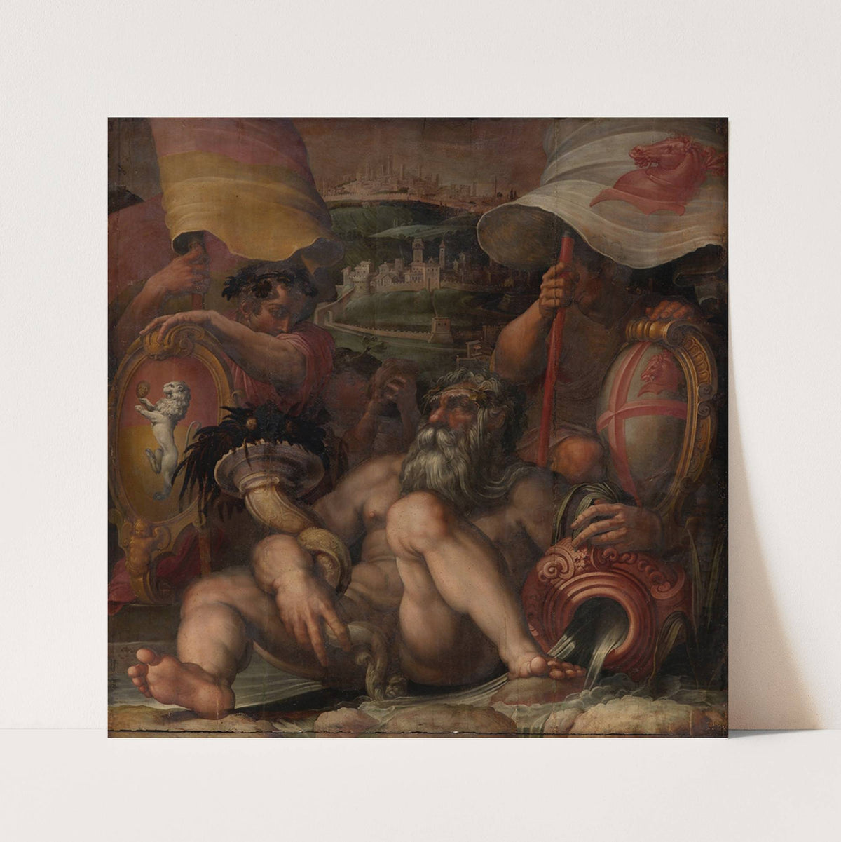 Allegory of Colle val d’Elsa and San Gimignano (1563 - 1565) by Giorgio Vasari