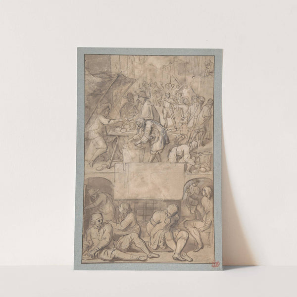 Allegory of Commerce and a Debtor's Prison by Romeyn De Hooghe