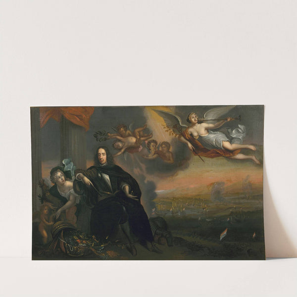 Allegory of Cornelis De Witt (1623-1672) As Instigator of The Victory At Chatham in 1667 by Jan De Baen