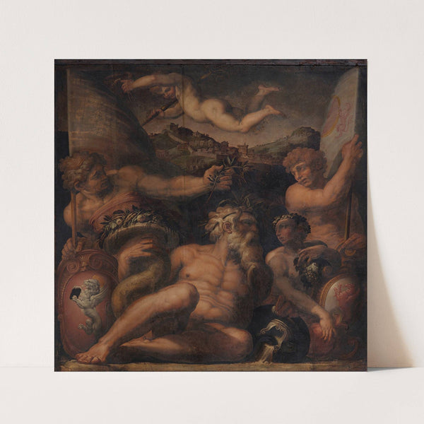 Allegory of Cortona and Montepulciano (1563 - 1565) by Giorgio Vasari