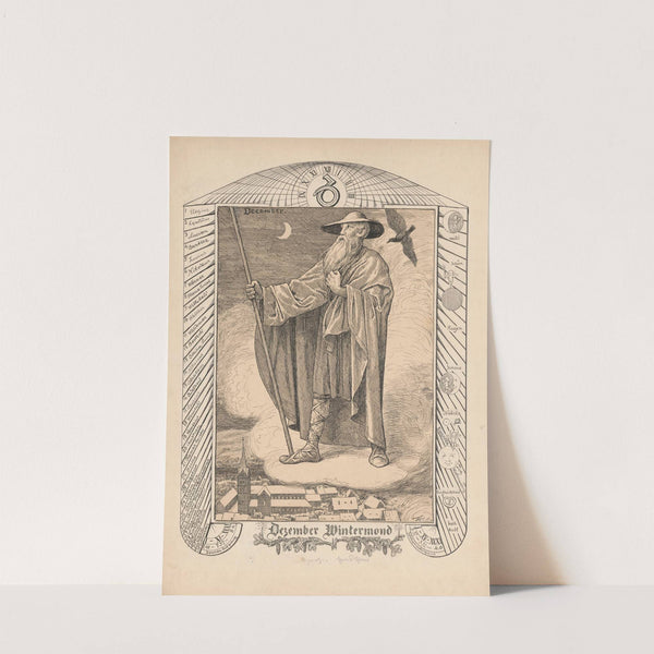 Allegory of December (1901) by Hans Thoma