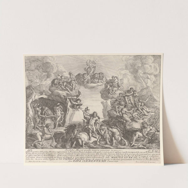 Allegory of Divine Providence (1738) by Pierre Isaac Parrocel