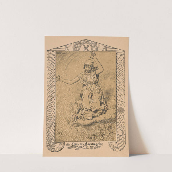 Allegory of February (1881-1901) by Hans Thoma