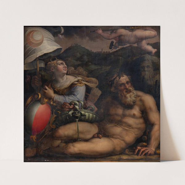 Allegory of Fiesole (1563 - 1565) by Giorgio Vasari