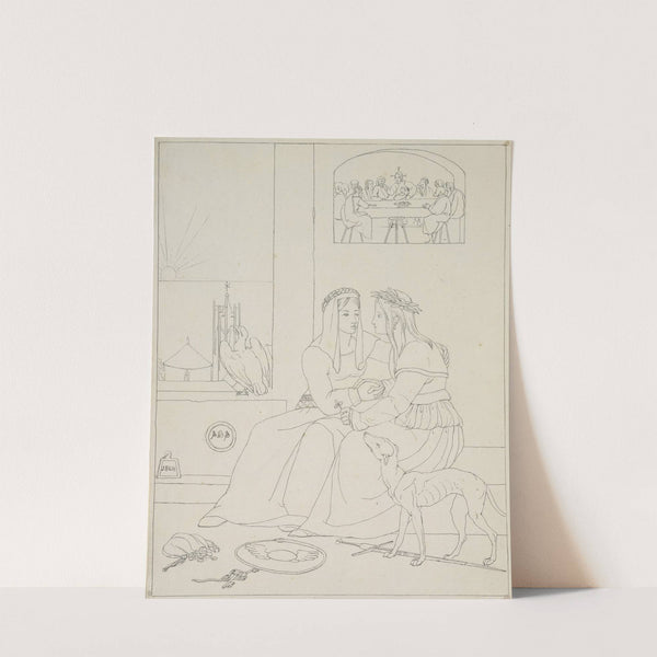 Allegory of friendship by Franz Pforr