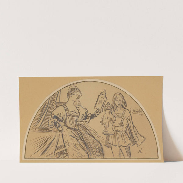 Allegory of Glassmaking (1900–1910) by Mikoláš Aleš