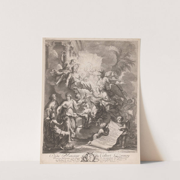 Allegory of Jean-Baptiste Michel Colbert by Charles-Louis Simonneau