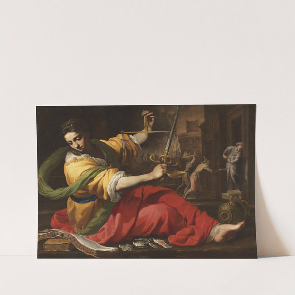 Allegory of Justice by Bernardino Mei