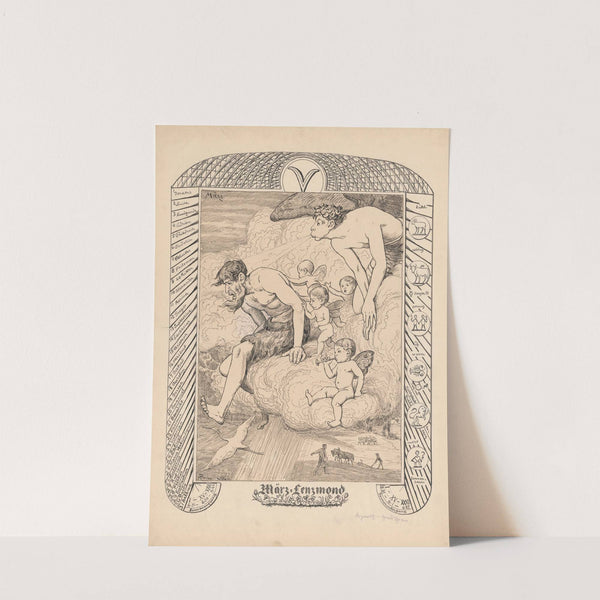 Allegory of March (1901) by Hans Thoma