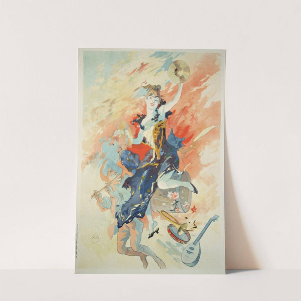 Allegory of Music (1891) by Jules Chéret