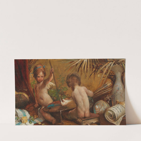 Allegory of Painting (1880) by Angelo Trentin