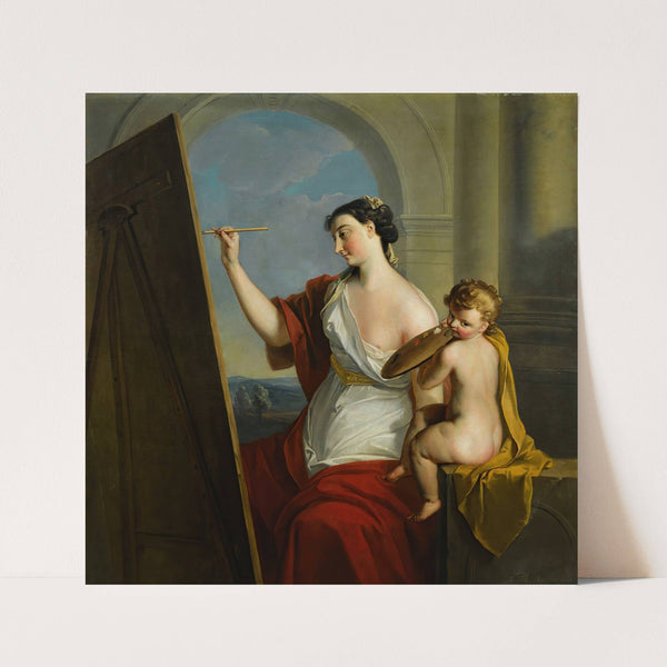 Allegory of painting by Philippe Mercier