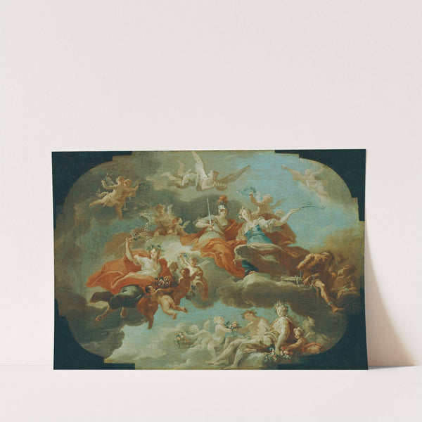 Allegory of Peace and Justice (1717) by Carlo Carlone