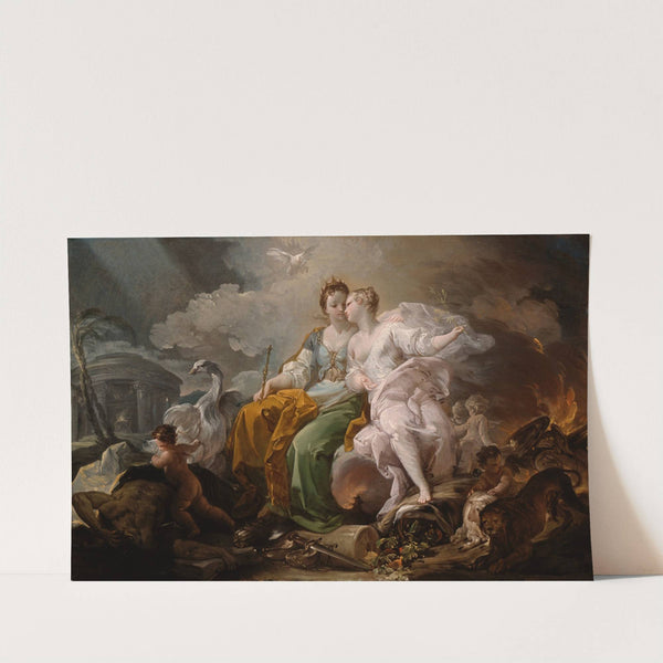 Allegory Of Peace And Justice (1753-1754) by Corrado Giaquinto