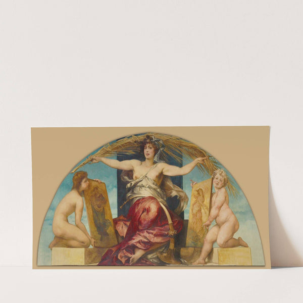 Allegory of Religious and Profane Painting (1881-1884) by Hans Makart