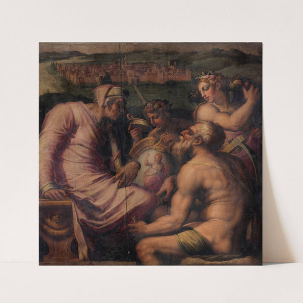Allegory of San Giovanni Valdarno (1563 - 1565) by Giorgio Vasari