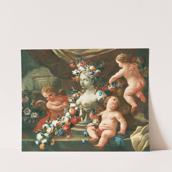 Allegory Of Sculpture by Andrea Belvedere