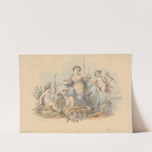 Allegory of Sea Trades by Edward Francis Burney