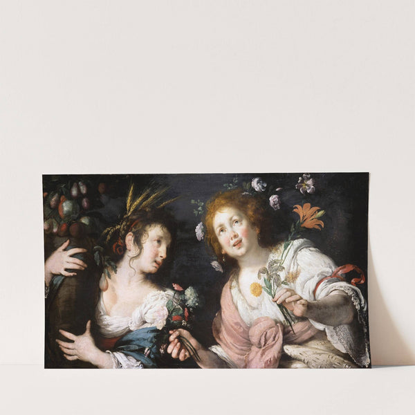 Allegory of Spring and Summer (1630s) by Bernardo Strozzi