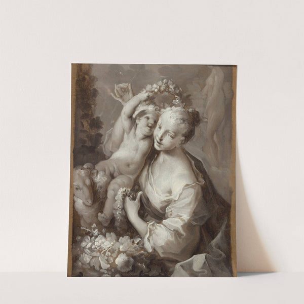 Allegory of Spring (18th century) by Ignazio Stern