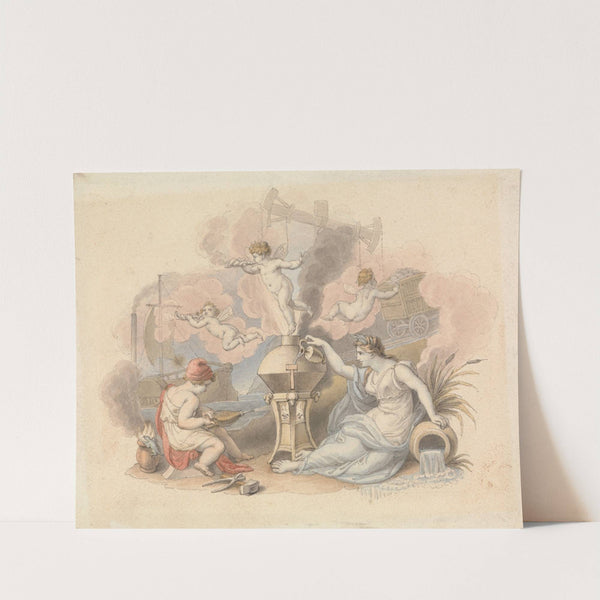 Allegory of Steam by Edward Francis Burney