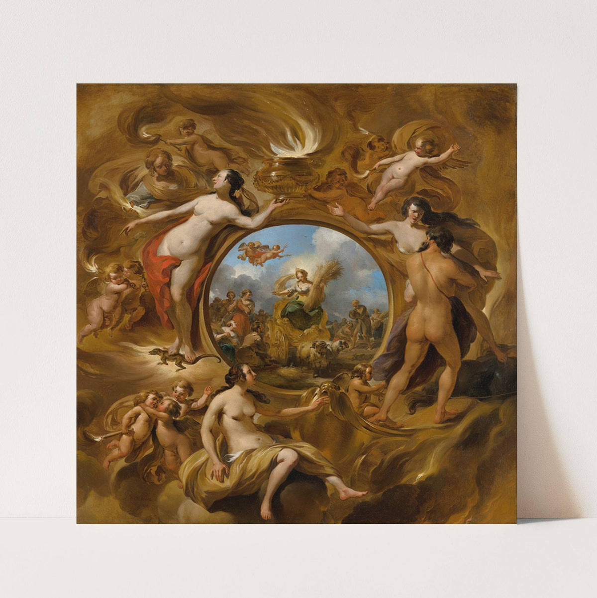 Allegory of Summer by Nicolaes Pietersz. Berchem