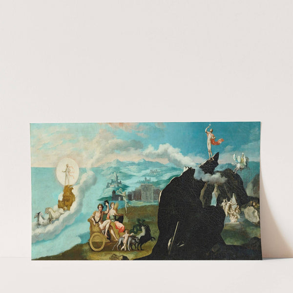 Allegory of summer with gods on the mount olympe (circa 1600) by Fontainebleau School