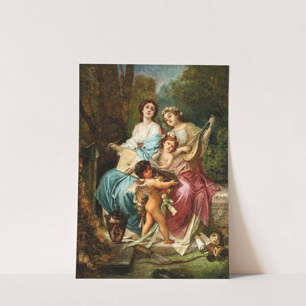 Allegory of the Arts (1884) by Gustav Adolf Goldberg