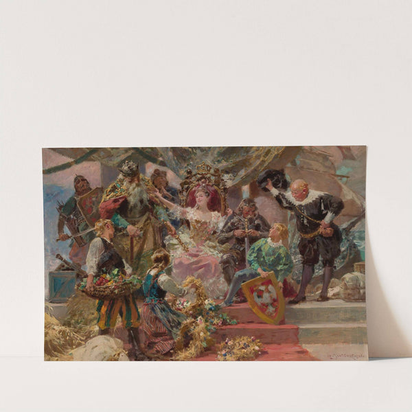 Allegory of the capital cities of Poland by Zdzisław Jasiński