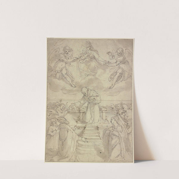 Allegory of the Cordons of St. Francis (ca 1586) by Ludovico Carracci