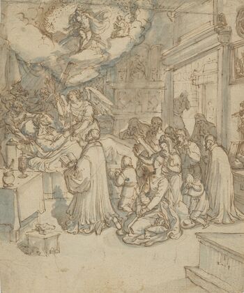 Allegory of the Death of a Religious Man