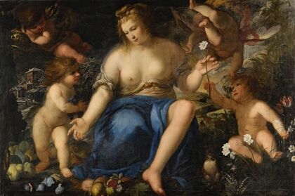 Allegory Of The Earth, With The Four Seasons