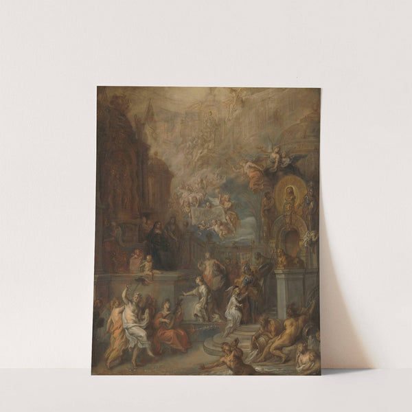 Allegory of the Farewell of William III from Amalia van Solms following the transfer of Regency to the States General by Theodoor van Thulden