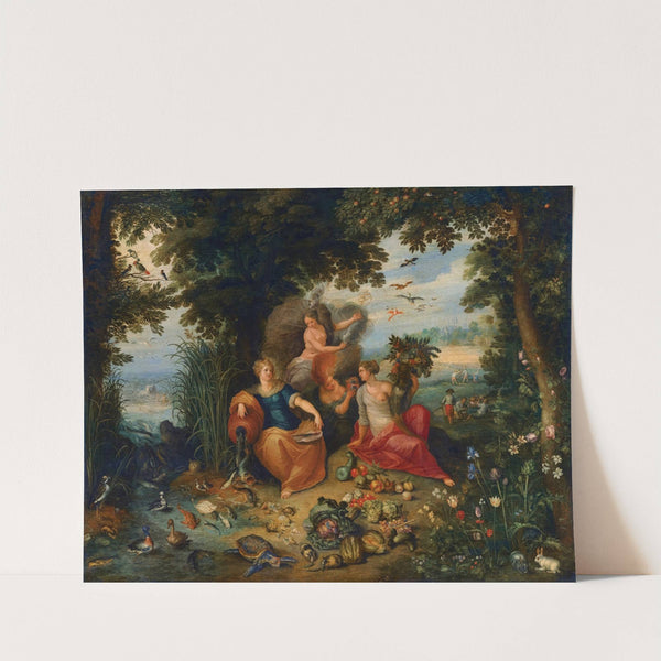Allegory Of The Four Elements by Jan Brueghel the Younger