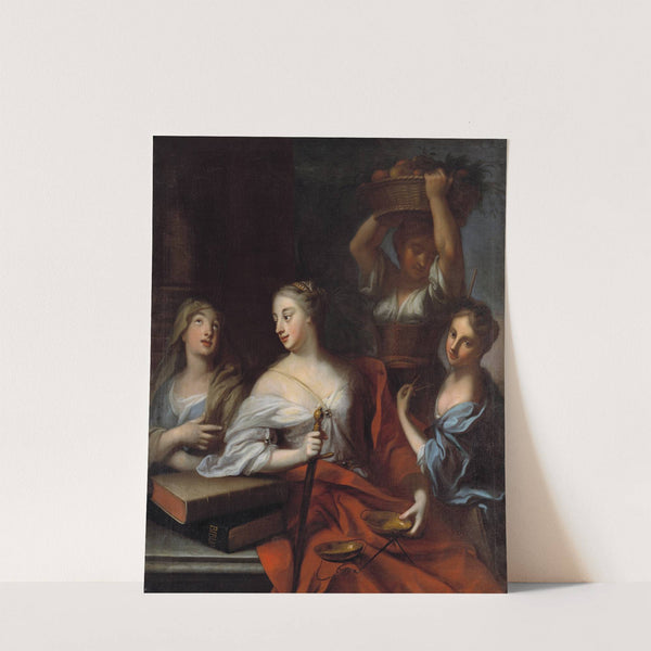 Allegory of the Four Estates (1734) by Georg Engelhard Schröder