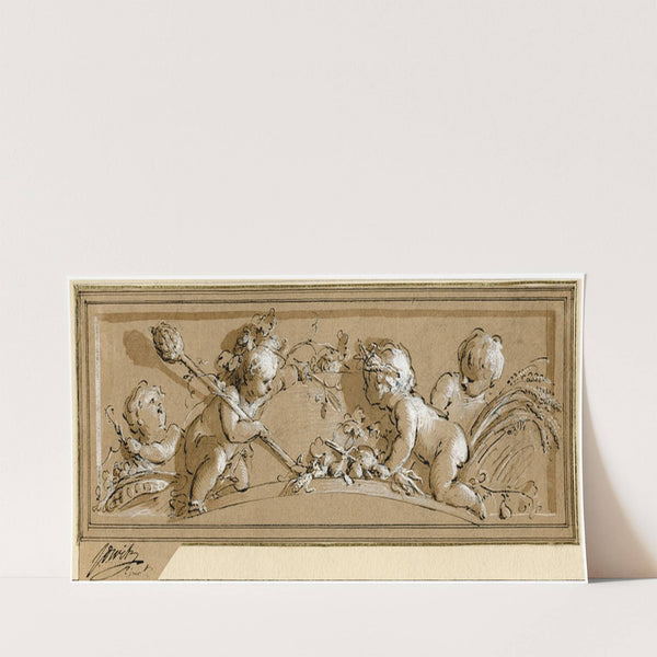 Allegory of the harvest by Jacob de Wit