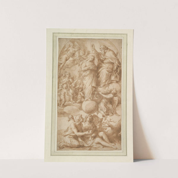 Allegory of the Immaculate Conception with the Fall of Man (1578–1649) by Alessandro Turchi