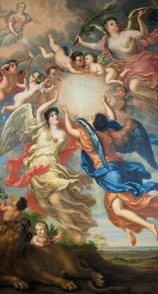 Allegory of the marriage of King Charles XI and Queen Ulrika Eleonora