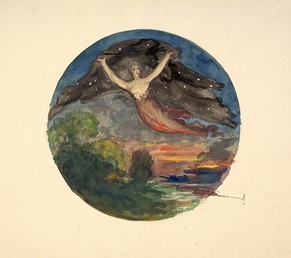 Allegory of the night — size preview