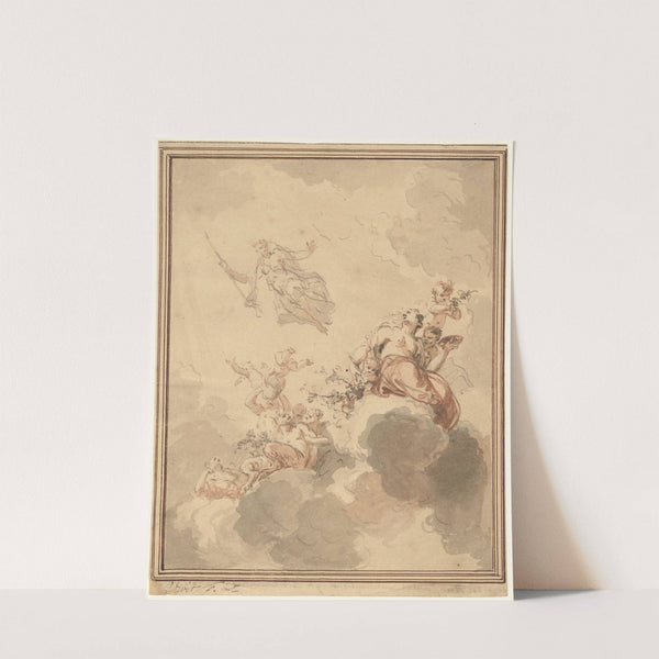 Allegory of the ripening of wine by Jacob de Wit