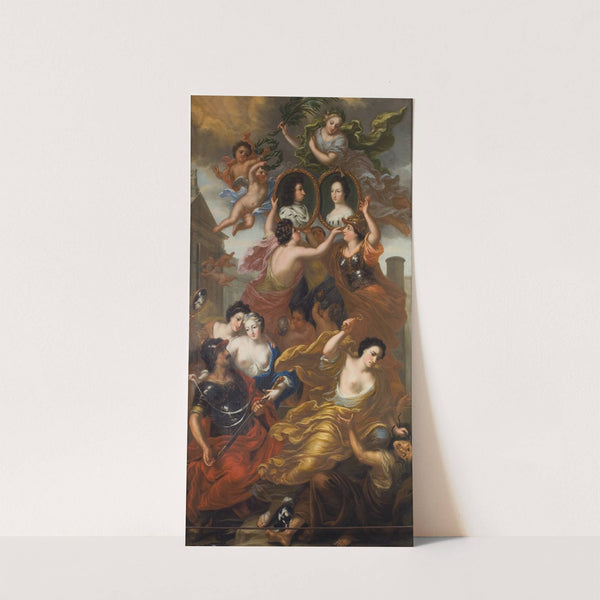 Allegory of the union of King Charles XI and Queen Ulrika Eleonora by David Klöcker Ehrenstrahl