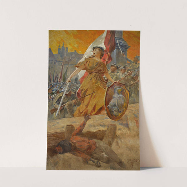 Allegory of the victory in 1920 by Zdzisław Jasiński