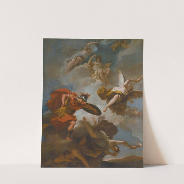 Allegory Of Virtue Triumphing Over Vice by Filippo Pedrini